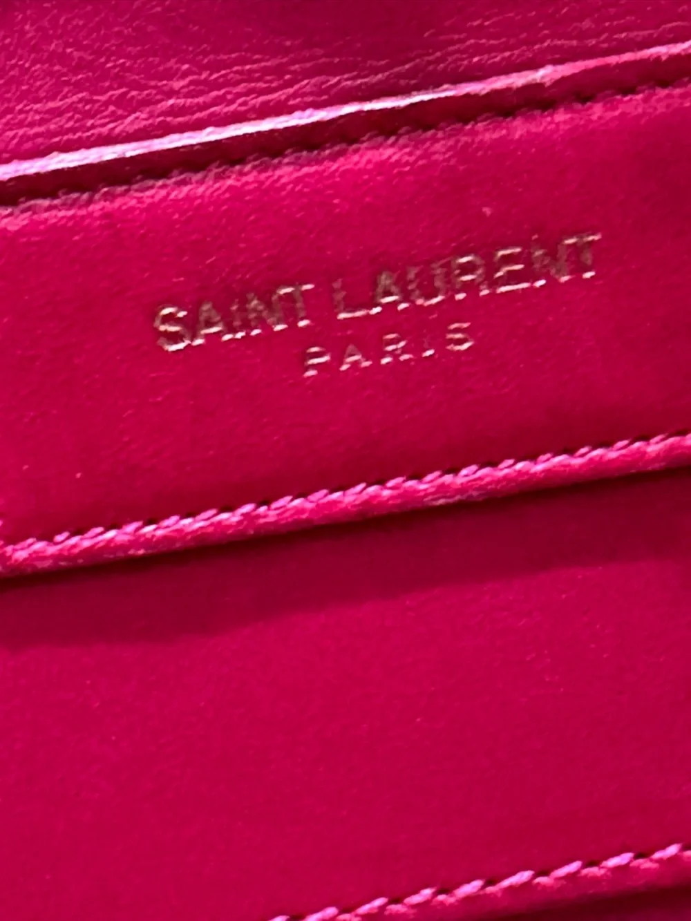 Saint Laurent Baby Duffle Pink Leather Crossbody Bag YSL Mini Boston - Picture 15 of 16